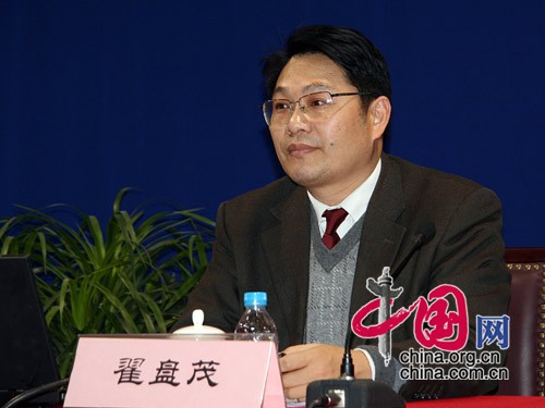 中国气象局预测减灾司司长、新闻发言人翟盘茂（中国网 杨楠）